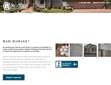 Tablet Screenshot of nexgenroof.com
